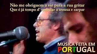 Zeca Afonso . Tito Paris - venham mais cinco (letra)