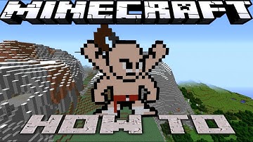 Minecraft ~8 Bit~ HOW TO : Goro ~Mortal Kombat~ ( Tutorial ) /W Killerkev