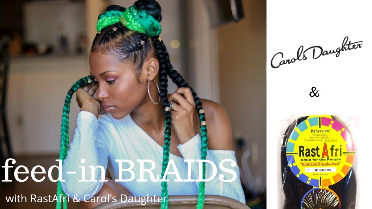 Blue Green Braiding Hair - wide 2