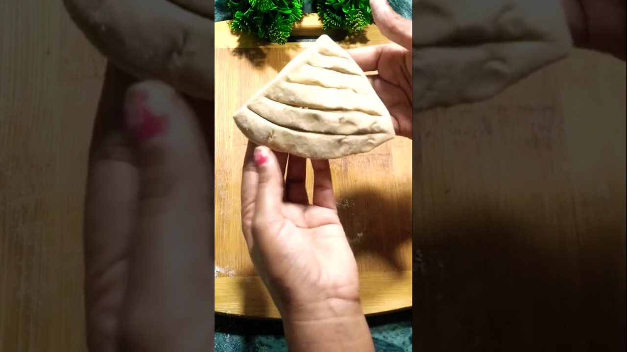 gehun ke designer lacha Paratha#ytshorts