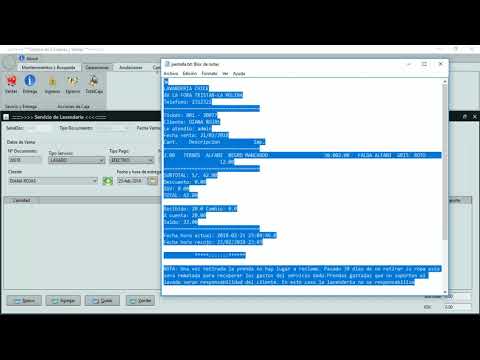 Sistema para Lavandería - YouTube