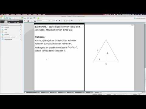 Video: Tasakylkisen kolmion kulmissa?
