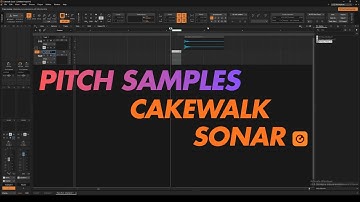 How to Pitch your samples in Cakewalk Sonar #cakewalksonar #musicproduction