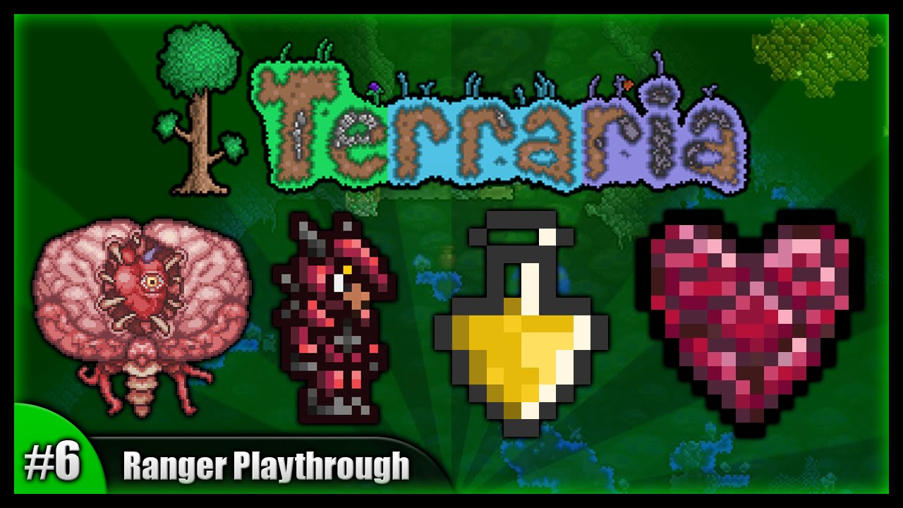 Let's Play Terraria 1.2.4 || Ranger Class Playthrough || Crimson Armour ...