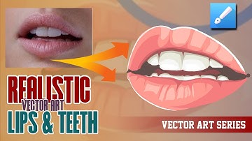 Realistic Lips Colouring Step by Step | Learn Vector Art | Series | Part -02 | Beginner vs Pros |