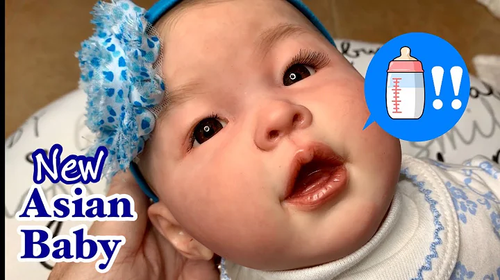 Asian baby by ping LAU blanket reveal Mae Lien sup...