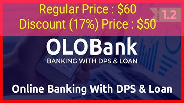 How to Buy Invest & Saving & Loan Script Cheapest Price | OlObank   Online Banking With DPS and Loan