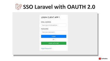 Single Sign On (SSO) Laravel Server with OAUTH2 - Laravel Passport