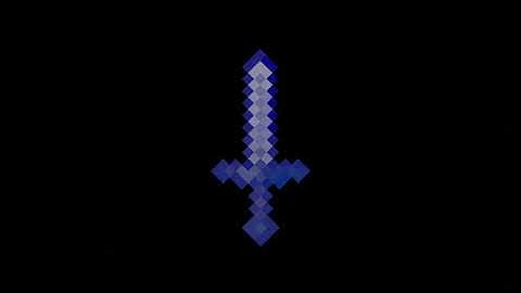 blender minecraft sword enchantment test