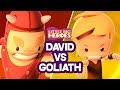 David and goliath  bible stories for kids  little big heroes  animated cartoons