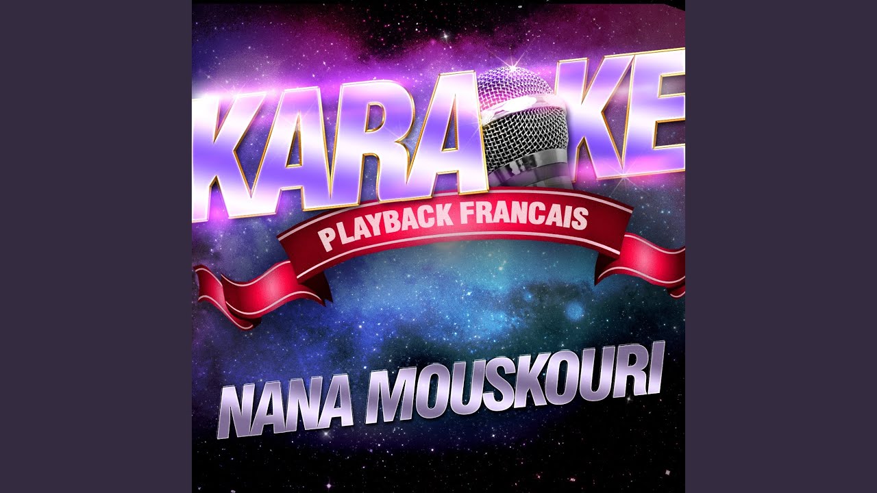 Karaoké Roses blanches de Corfou Nana Mouskouri 