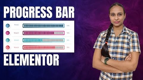 Learn How to Add Progress Bar with Elementor in WordPress | WordPress Tutorial