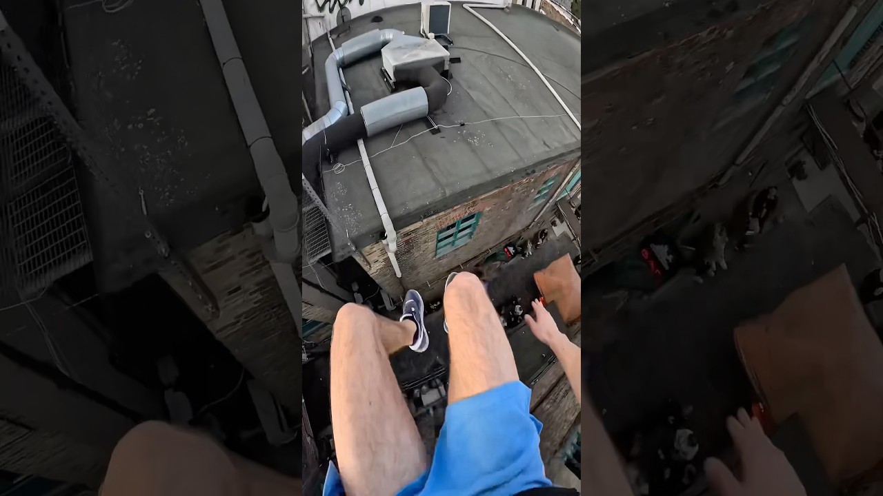 Insane rooftop Parkour 