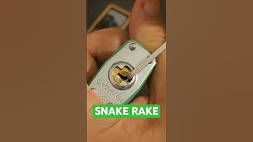 Master No. 3 with a Snake Rake or "S" Rake