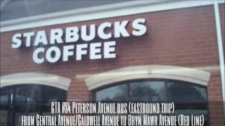 CTA #84 Peterson Avenue bus (EB trip) from Central/Caldwell to Bryn Mawr (Red Line) (03-05-17)