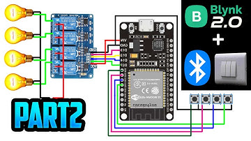 ESP32 Blynk 2.0 | ESP32 Bluetooth Relay Control