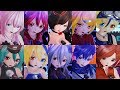 [60fps Full Compilation] The Lost One's Weeping ロストワンの号哭 (P-mode ver.) -ft Project DIVA Characters