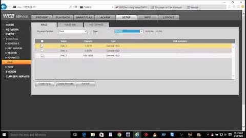 How to Setup RAID 5 Dahua DVR