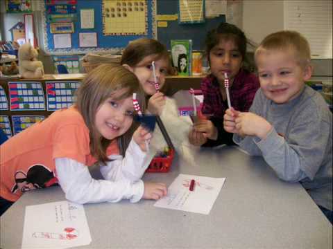 Greenwood Early Learning Center Christmas message from Mrs. McHenry's blue team