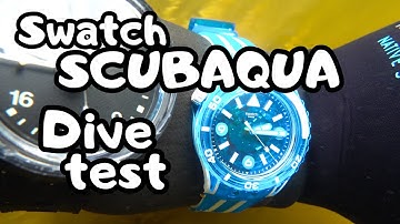 Swatch SCUBAQUA DIVING  │  Dive testing of watches