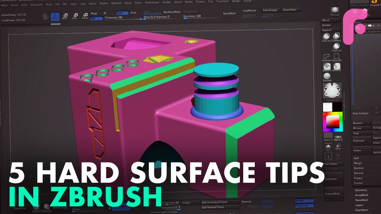 what is hard normals in zbrush