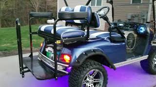 Custom Golf Cart Build EZGO TXT 48v PLUM QUICK BANDIT motor