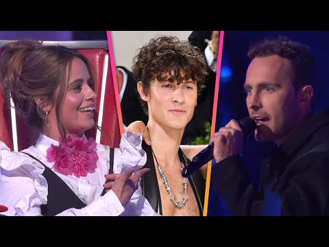 Camila cabello's awkward reaction to shawn mendes song on the voice