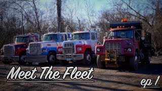 Meet The Fleet EP 1. 1985 Mack R Model 6 wheel dump Truck