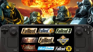 Fallout Steam Deck - ALL GAMES TESTED!