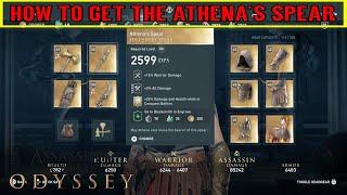 Assassin's Creed Odyssey How to get the Athena's Spear - Demasthenes & Lysander Questline.