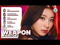 ITZY - WEAPON (Line Distribution)