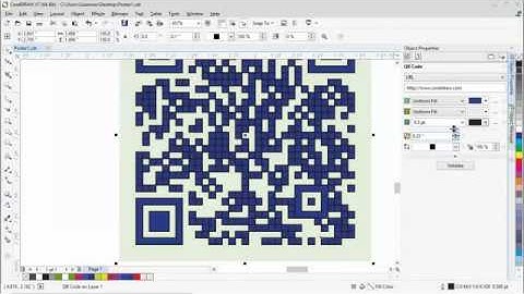 Tutorial CorelDRAW®  Create a QR Code and Embed a Logo