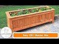 Cedar planter box