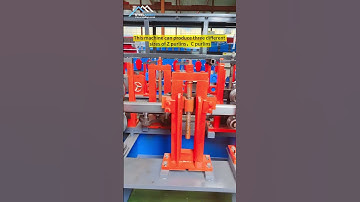 c z steel purlin roll forming machine  |automatic steel z purlin forming machine#rollformingmachine