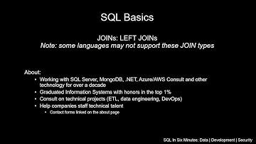 SQL Basics: How To Use A LEFT JOIN and Why