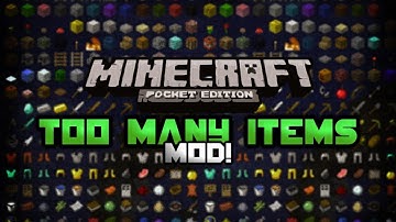 How to install Too Many Items mod for Minecraft poket edition mc pe 0 12 1