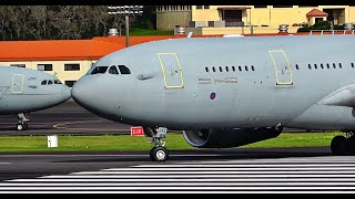 Powerful Sound on this Amazing Takeoffs at Lajes Terceira island Azores