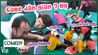 Cười xỉu loạt GAME DÂN GIAN trong 7 Nụ Cười Xuân: Tiến Luật bị xâu xé hội đồng, Nọc Nọc tạo dáng lạ screenshot 3