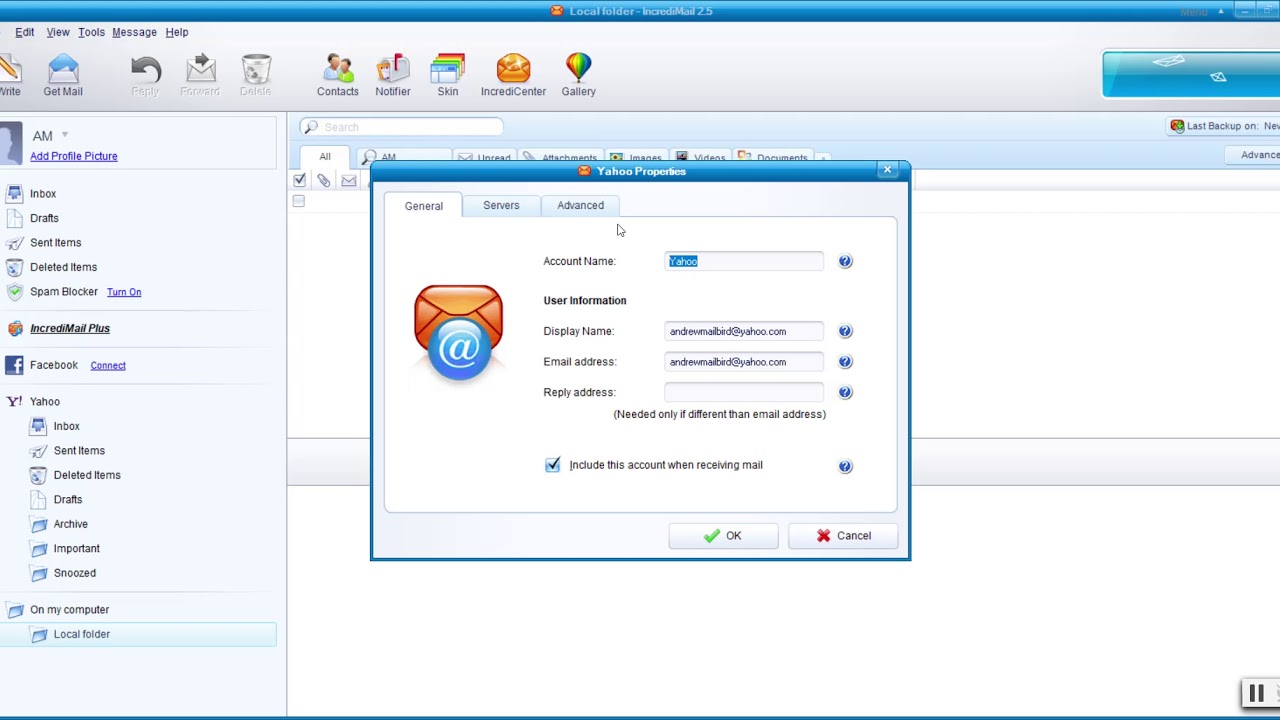 Update IMAP or POP3? How to check your protocol in IncrediMail
