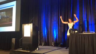 Getting Happy in the morning general session with Daphne Bascom at Cerner Physician Comm