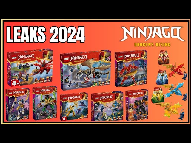SEASON 2 SETS REVEALED! 🐲 Ninjago Dragons Rising News! Ninjago 2024 Sets!
