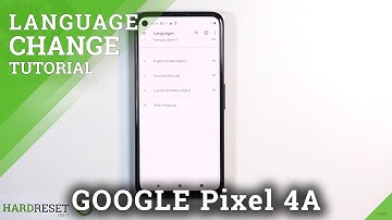 How to Adjust the Language of System in Google Pixel 4A – Open Language Settings