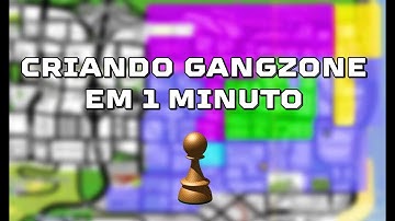CRIANDO GANGZONE EM 1 MINUTO | GTA San Andreas Multiplayer