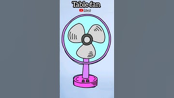 How to draw easy table fan #kidsdrawing