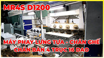 Máy Phay Lưng Tựa Chân Ghế 4 Trục 16 Dao MR4S D1200: Cách Gia Công Tối Ưu Với Máy Phay CNC 2 Bàn