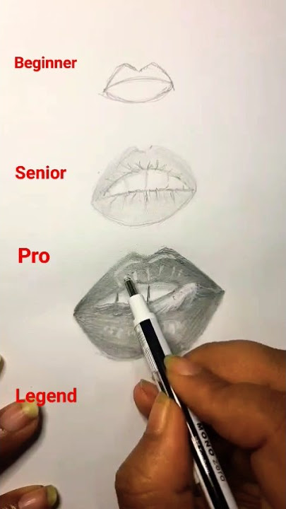 How to draw Sexy lips beginner senior pro legend #shorts #drawing #art #sketch
