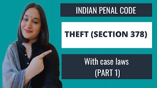Theft - Indian Penal Code With Case Laws Part 1 Mens Rea Actus Reus