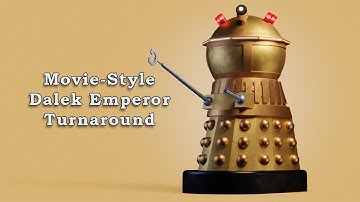 Movie-Style Dalek Emperor: Showcase | Turnaround Animation