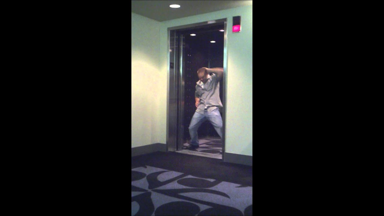 Drunk Elevator Flasher Vegas Fail - YouTube