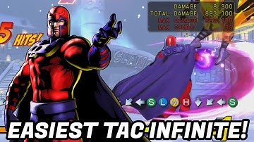 UMVC3 - MAGNETO TAC INFINITE (EASIEST WAY)!